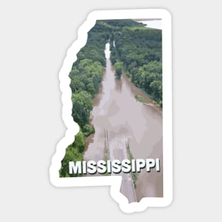 Mississippi state design / Mississippi lover / Mississippi river gift idea / Mississippi home state Sticker